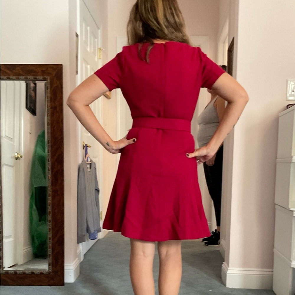 White House Black Market Vibrant Red Mini Dress